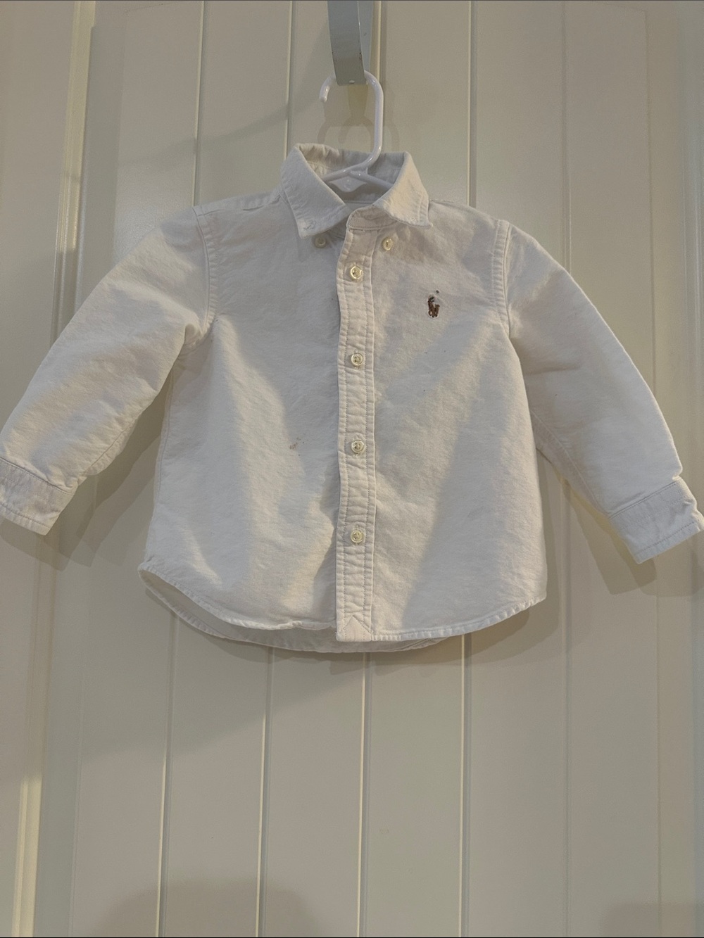 Ralph Lauren oxford white shirt 18 months